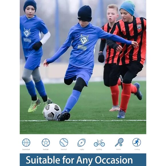 4 or 3 Pack Youth Boys' Compression Leggings Tights Athletic Pants Sports Base L - Picture 6 of 6